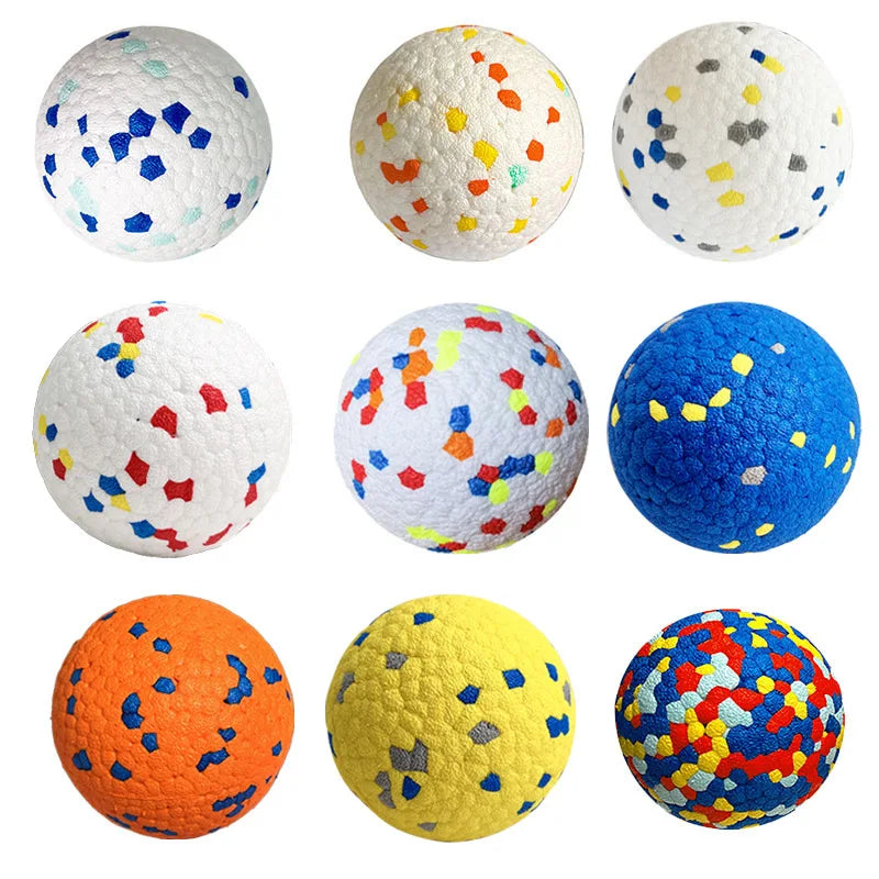 7.5cm Pet Toy Ball High Elasticity Solid Float Ball Etpu Bite Resistant Dog Toy For Small Large Dogs Non Squeak Interactive Ball