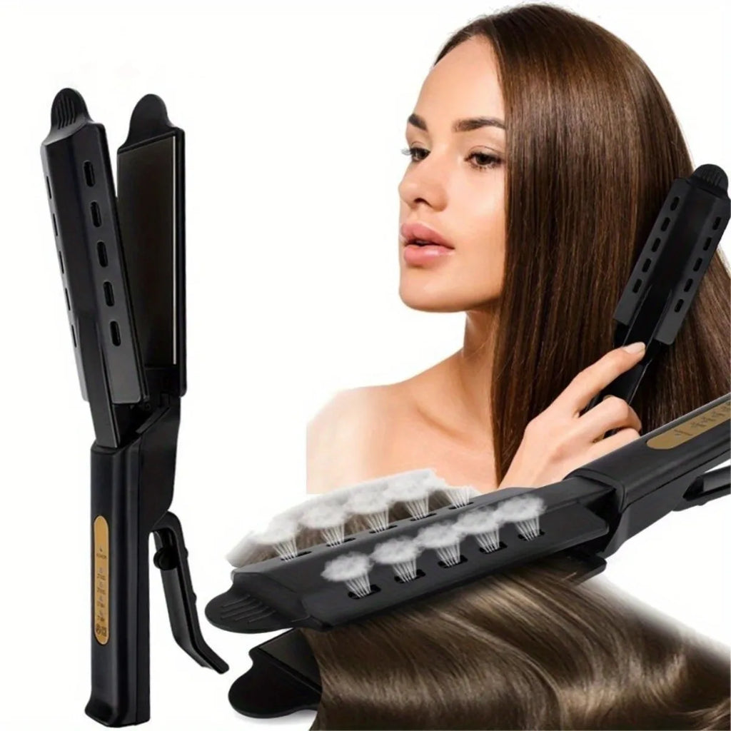 Hair straightener with four-speed temperature adjustment, straightener and curler two-in-one, Mother's Day Christmas Gifts