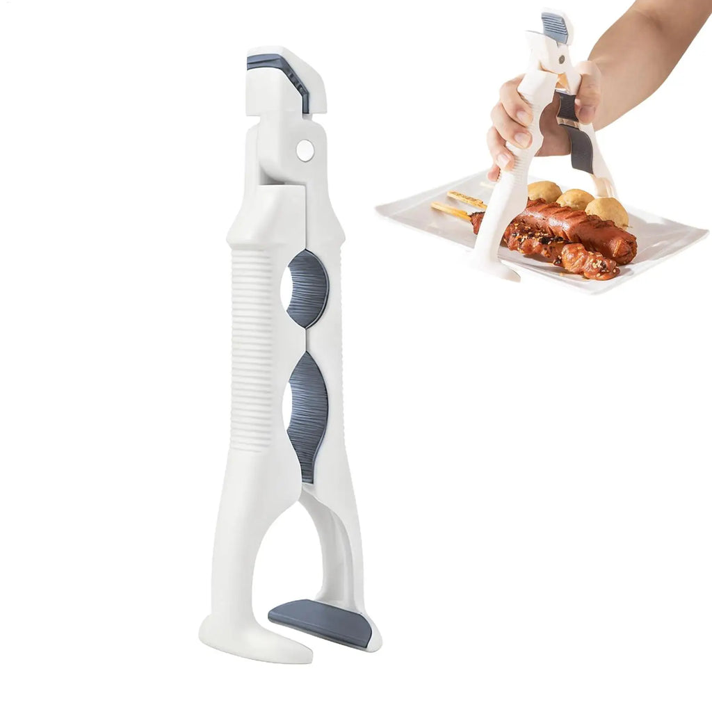 3 in1 Multi-Purpose Anti-Scald Bowl Clip Non-Slip Pizza Pans Lifter Clamp Hot Plate Gripper Tongs Bowl Dish Plate Gripper Clips