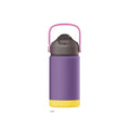Children's Fashion Macaron Water Cup Thermos Cup Cute Childlike Fun with Handle Portable Anti-drop Silicone Cover Water Cup