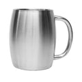 Portable Stainless Steel Beer Mug 420ml Double Wall Insulation Thermal Cup Light Weight Office Water Mug