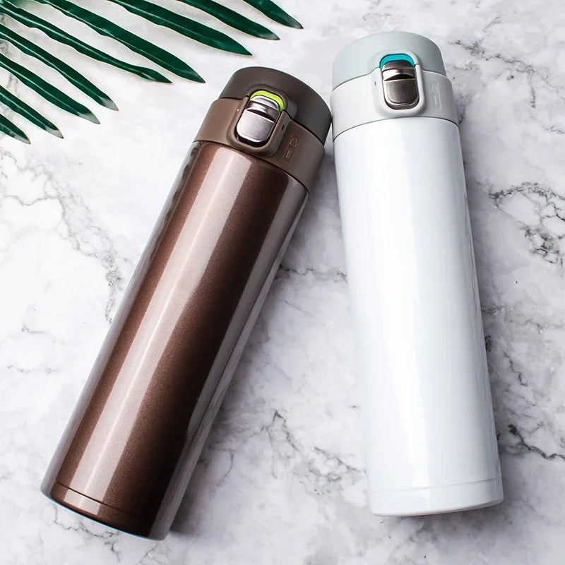500ml Stainless Steel Thermal Mug Outdoor Thermos Cup Portable Vacuum Flasks Cold and Hot Thermo Bottle Coffee Mug Water Bottle