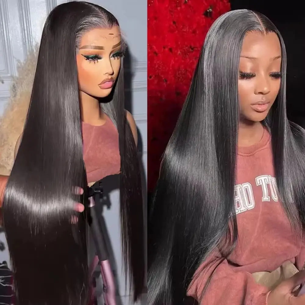 250% Density Straight Hair 13x4 HD Lace Frontal Wig 100% Human Hair 13x4 Full Lace Front Wig For Women Human Hair Wigs