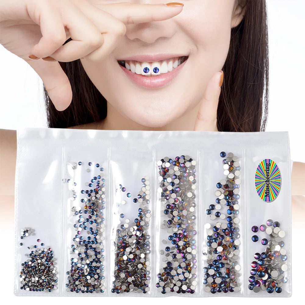 Dental Rhinestones Tooth Diamond Teeth Jewelry Tooth Rhinestones Teeth Decoration Teeth Whitening
