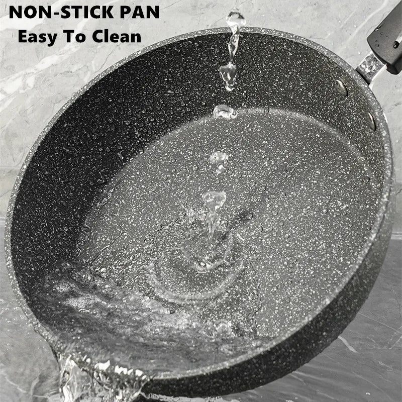 Frying Pan 28/26/24/20cm Wok Pan Non-stick Pan Skillet Cauldron Induction Cooker Frying Pans Pancake Pan Egg Pan Gas Stove Home