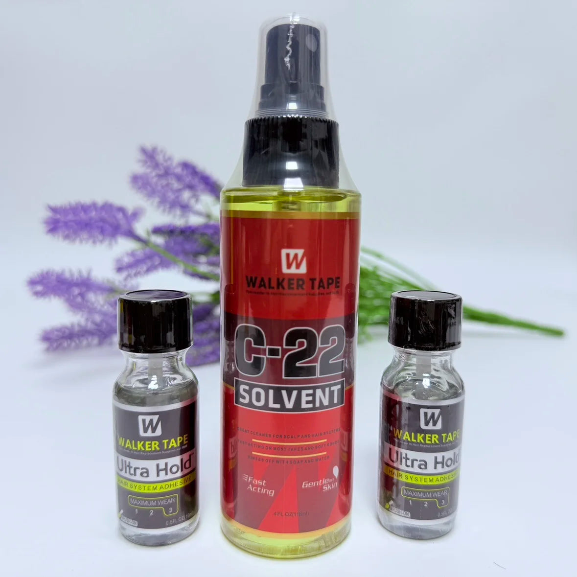 C-22/bottle Solvent Spray Remover for Lace Wigs Toupee Adhesive Removers Wig Glue Remover for Tape Hair Extensions