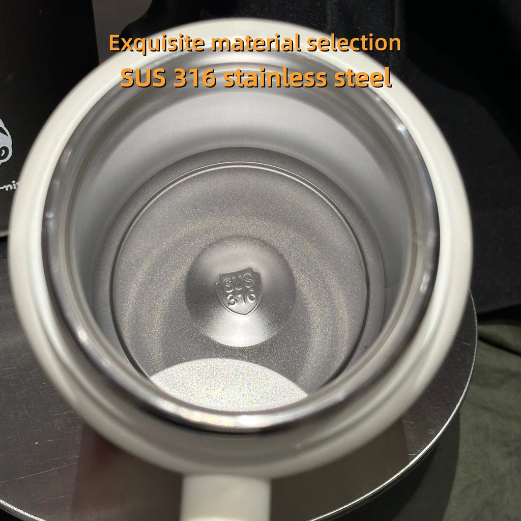 New 316 stainless steel insulated cup - Large capacity insulated bottle - High appearance quality coffee insulated pot - Gift