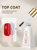 1pc Professional High Gloss UV/LED Gel Top Coat, Upgraded Formula for Long Lasting Shiny & Durable Finish