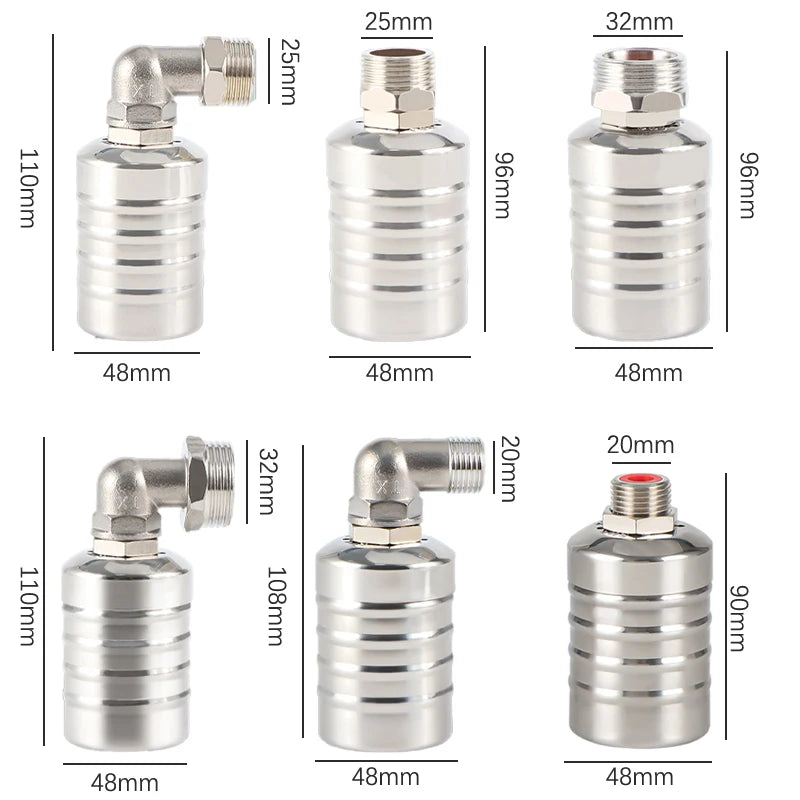 304 Stainless Steel Fully Automatic Water Level Control Float Valve,Auto Shut Off Float Valve for Water Tank