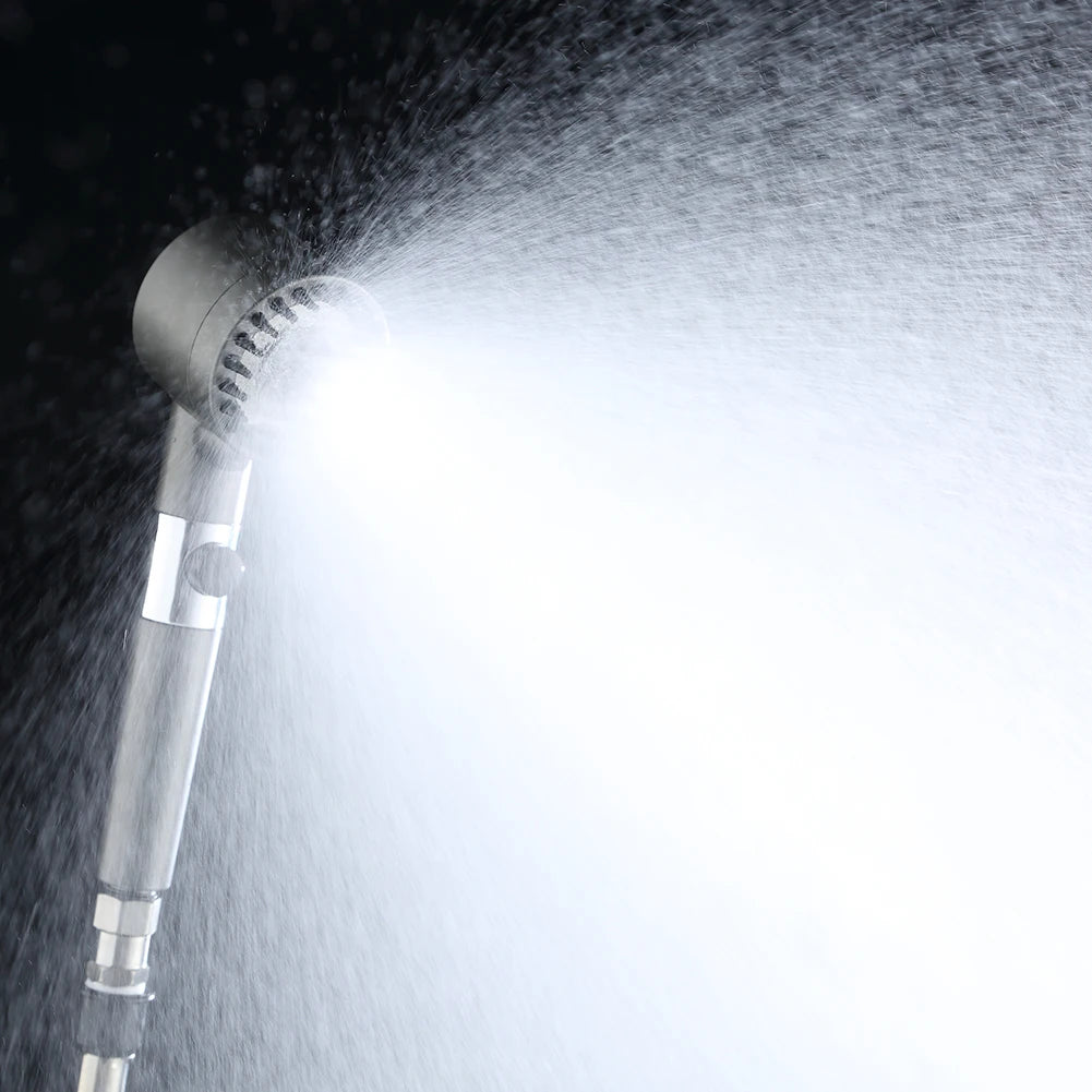 Large Flow Shower Head Powerful Pressurization Filter Shower Head Adjustable 4 Modes Replacement Parts Bathroom Accessories