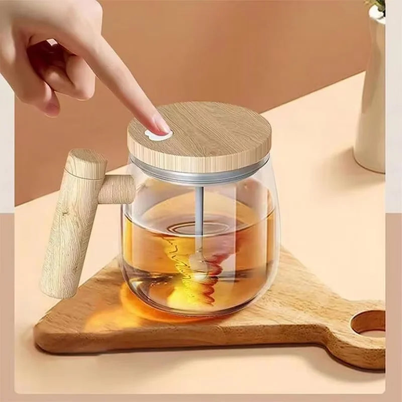 400ML Automatic Stirring Cup Mug Rechargeable Portable Coffee Electric Stirring Rotating Magnetic Home Drinking Tools Equipment