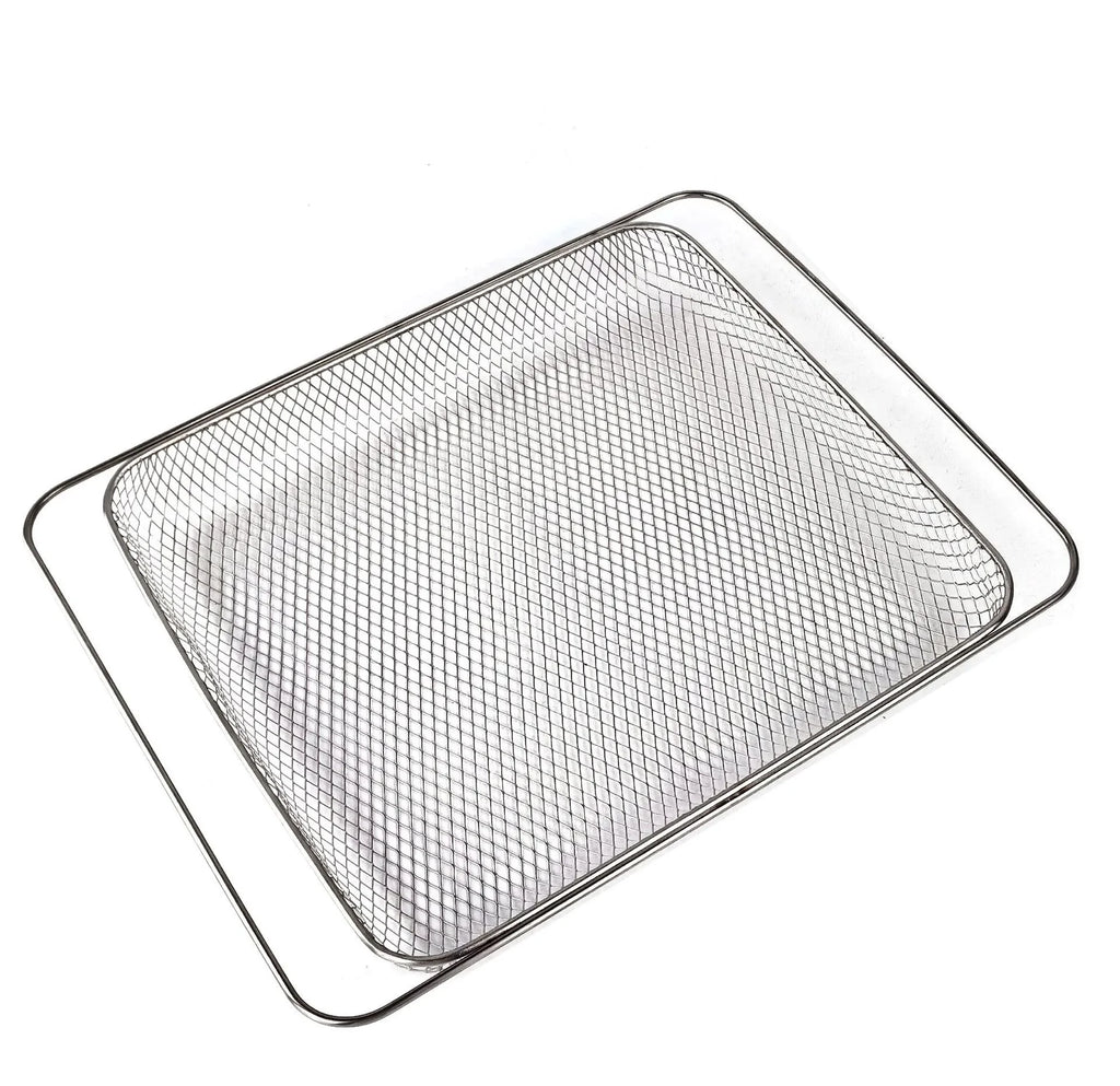 304 Stainless Steel Air Fryer Replacement Roasting Basket Baking Net for Ninja Foodi SP100/SP101B1/SP300/DT200 Oven Accessories