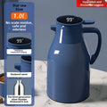 Kitchen Thermal Kettle Household Digital Display Coffee,1/1.3/2L Thermos Glass Liner Vacuum Flasks Large Capacity Water Bottle