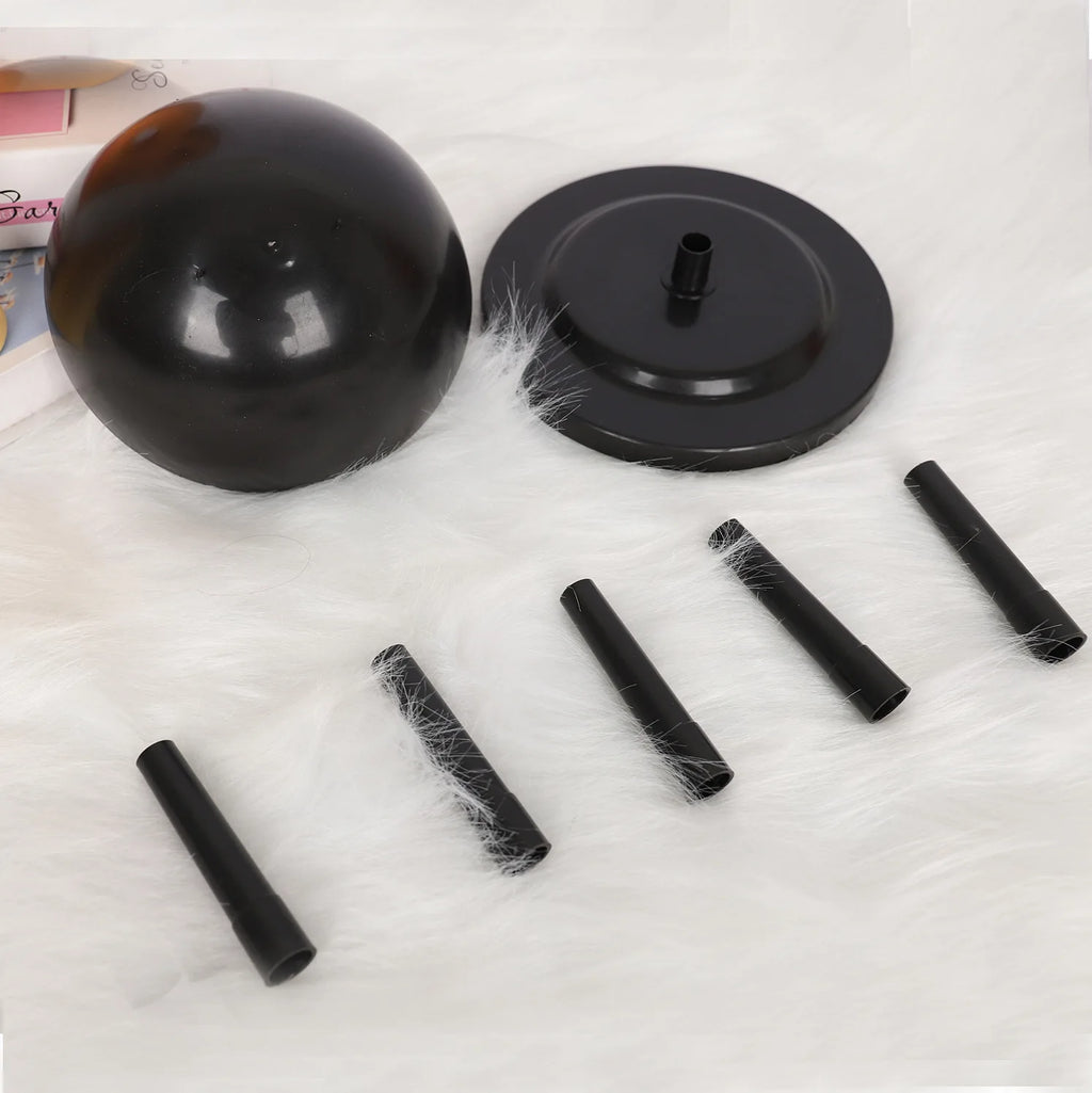 Wigs & Hat Display Stands Mushroom Bracket Plastic Portable Wig Display Stands Black Pink White Adjustable Wig Stand