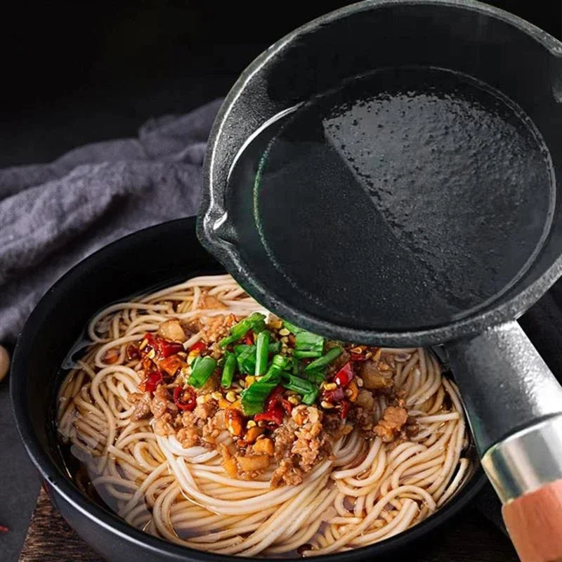 Household Kitchen Cooking Tools Cookware 10cm Cast Iron Frying Pan Gas Induction Cooker Non-stick Portable Mini Omelette Pan