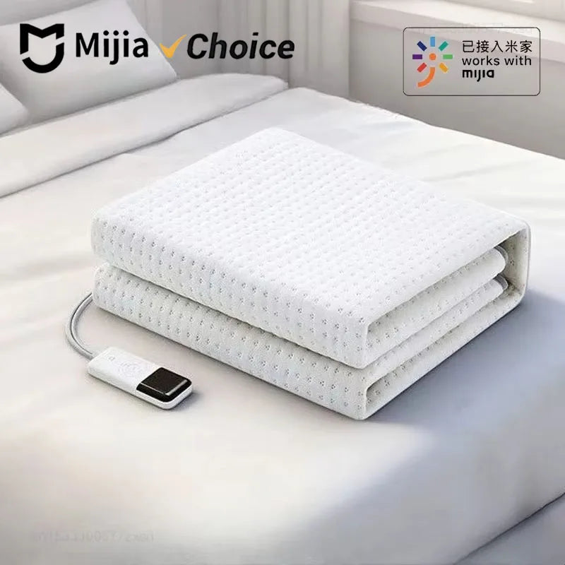 Mijia Electric Heating Blanket Single Version 1.8x0.8m Heated Mattress Pad Winter Heating Blanket for Home Bed Suppies