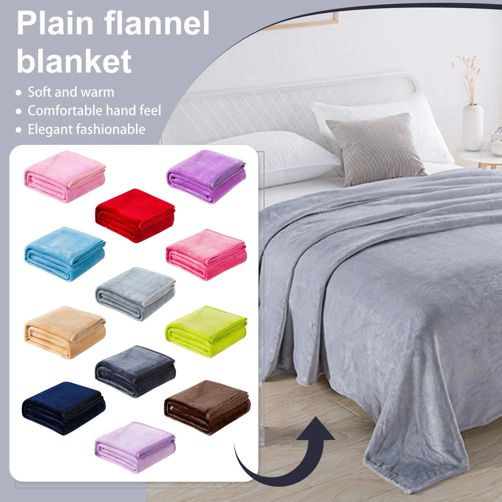 100×150/150×200cm Coral Fleece Blankets Autumn Winter Single Twin Blanket Home Bed Sofa Outdoor Travel Portable Warm Blankets