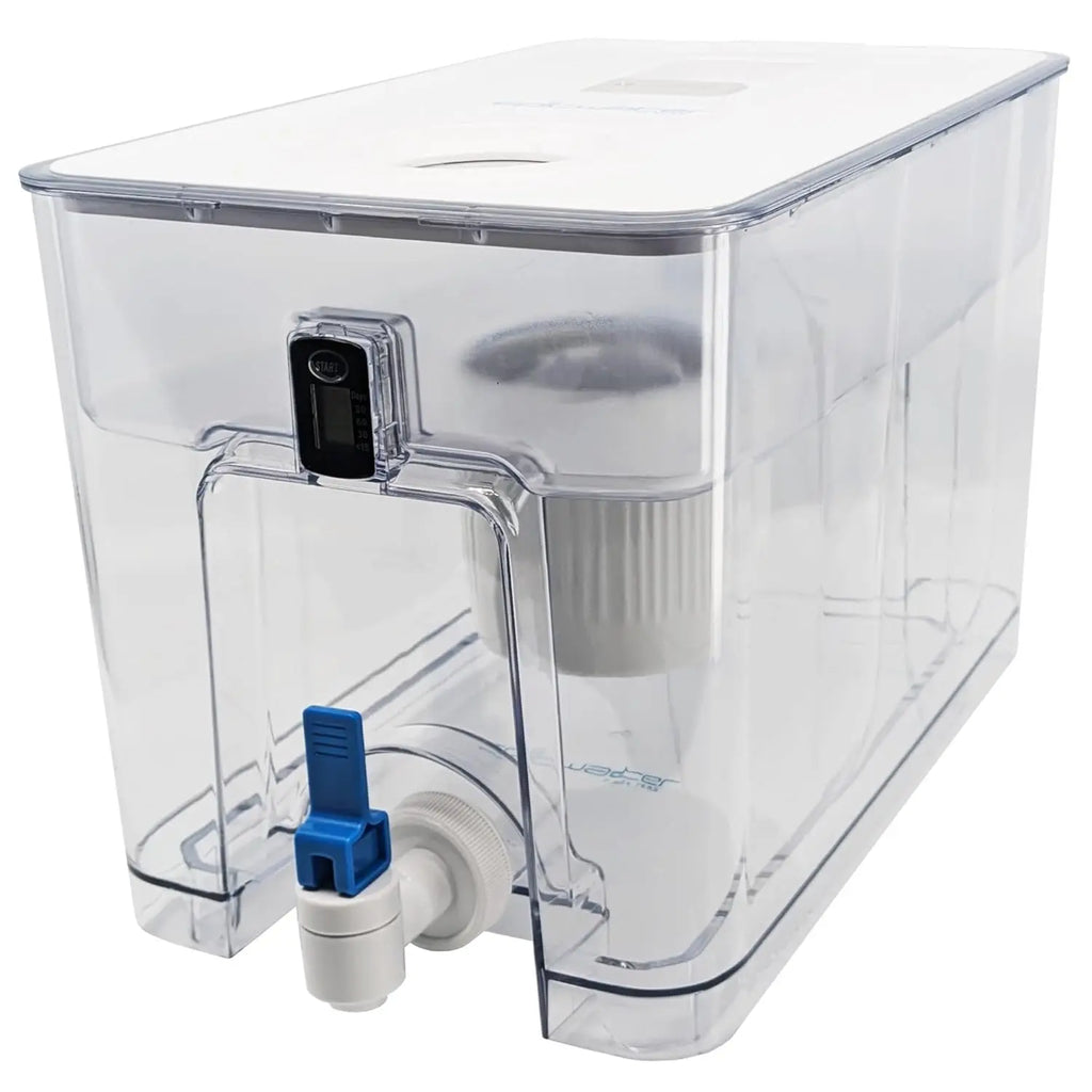 Pure Countertop Water Filter Dispenser, 36 Cup 150 Gallon Capacity, BPA Free Removes Fluoride Chlorine Lead