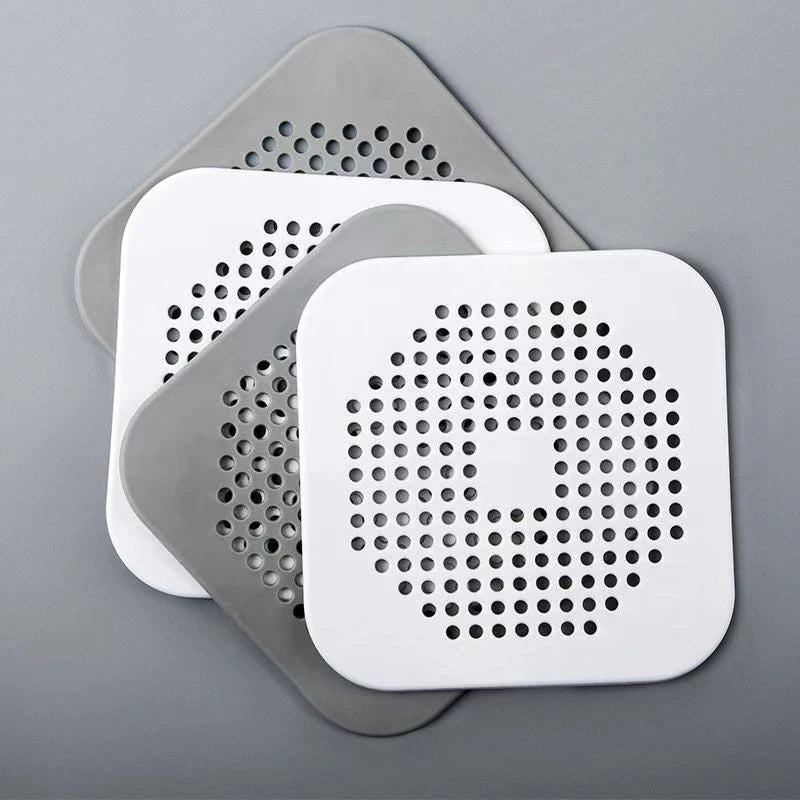 Kitchen sink silicone filter hair filter mesh bathroom hair anti clogging suction cup floor drain bathroom sewer deodorizer