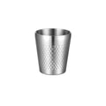 Stainless Steel Double-Wall Beer Cups Keep Cold Hammered Texture Cold Water Drinks Cup Northern Europe Anti-fall Milk Mugs