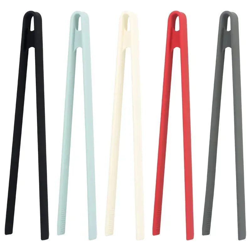 Kitchen Accessories Silicone Food Toast Tongs Trivet Tongs for Kitchen Tongs Non-slip Cooking Clip Clamp BBQ Salad Tools Grill