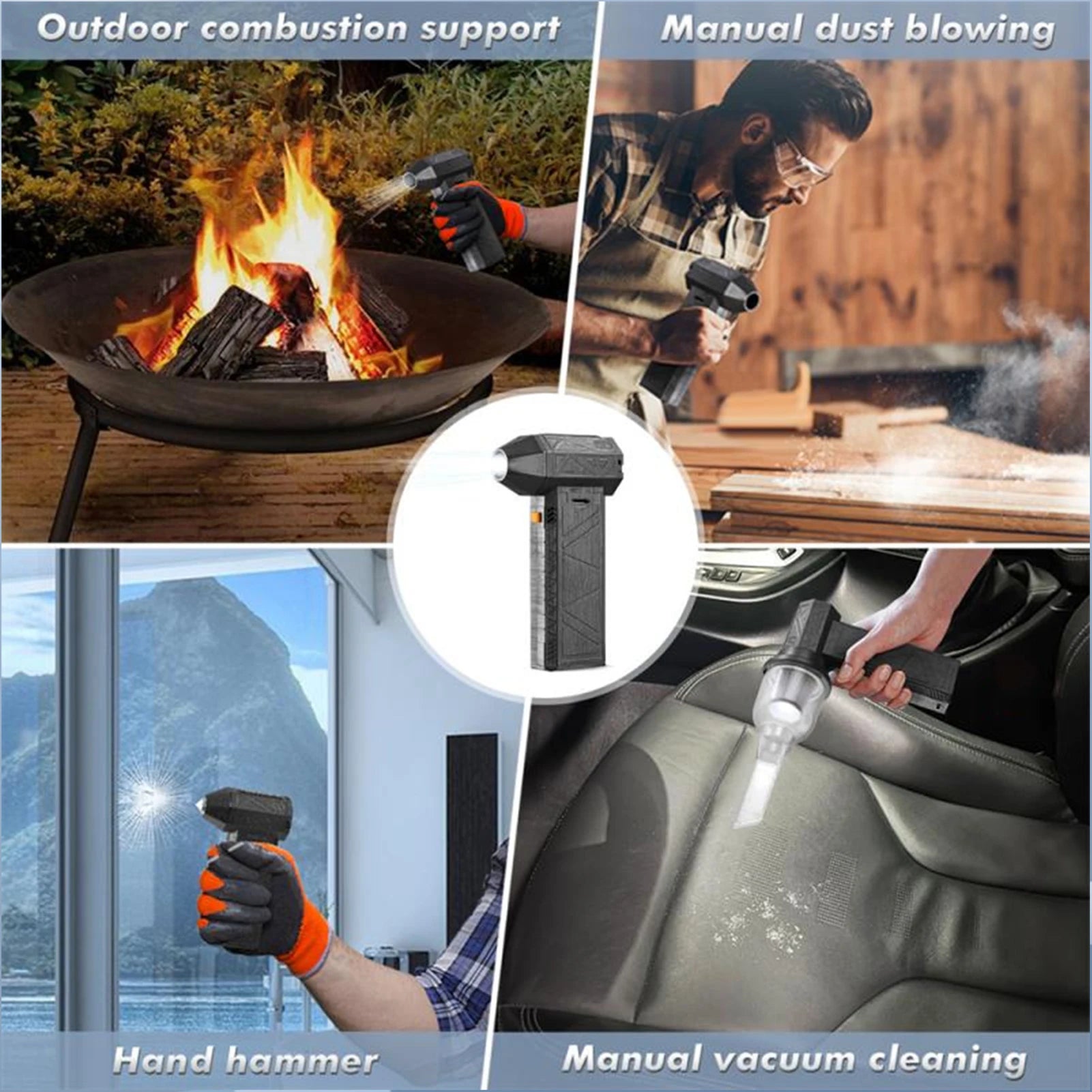 130000 RPM Jet Dry Blower Speed Adjustable Mini Air Blower Super Air Blower Jet Fan for Dust Removal Cleaning Wind Production