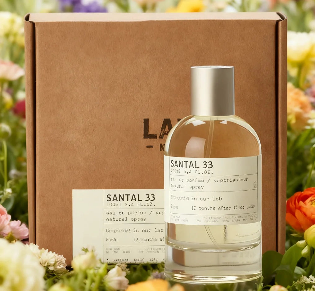 Santal 33 eau de toilette 3.4oz/100ml - neutral and lasting fragrance, new gift box, ideal gift for lovers, perfect choice