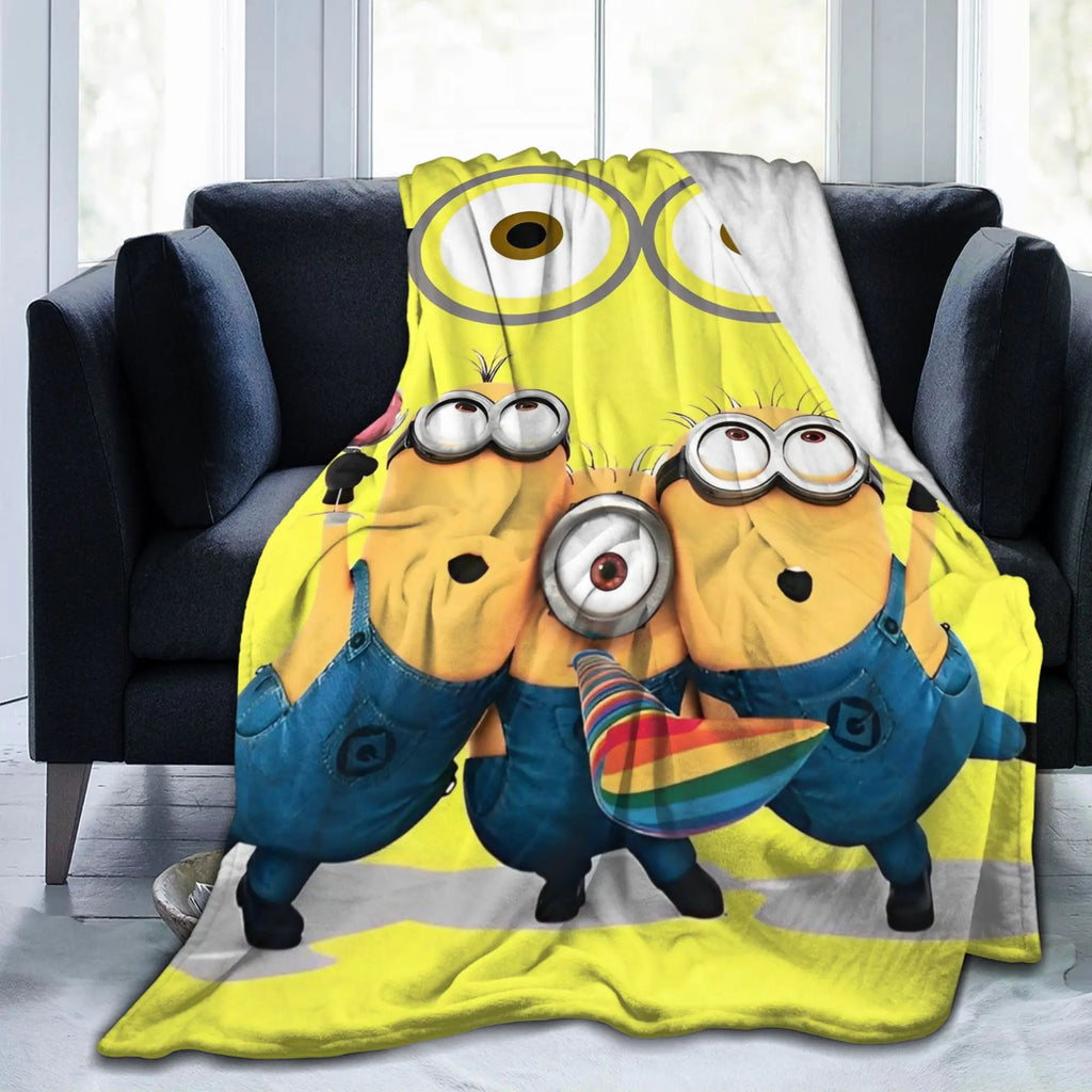 Kevin Dave  Wool Blankets Comedy Cartoon  Awesome Throw Blankets for Home 150*125cm Bedspread