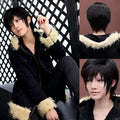 Anime Chainsaw Man Yoshida Hirofumi Cosplay Wig Short Black Heat Resistant Synthetic Hair Man Party Wigs