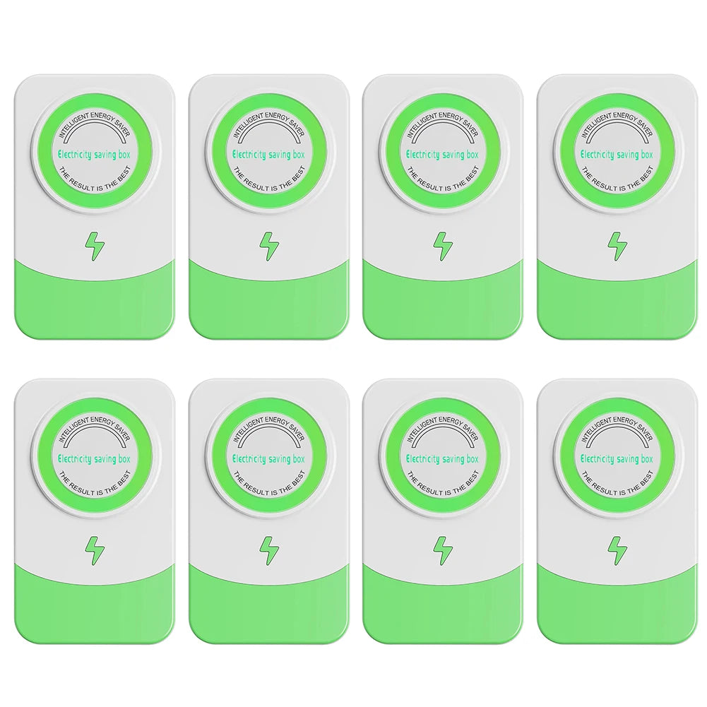8-1pcs Power Save Electricity Energy Saver 90V-250V US/EU/UK Plug Stable Voltage Saver Smart Saving Box Safe Plug Household