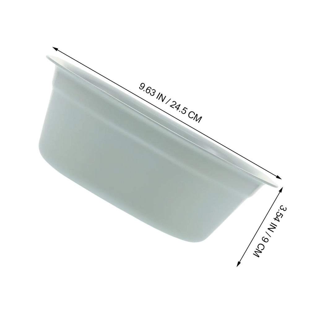 Thickened Plastic Wash Basin Square Foot Tub For Soaking Feet Laundry Kitchen Sink Small Dish Pan Space Saving Lightweight