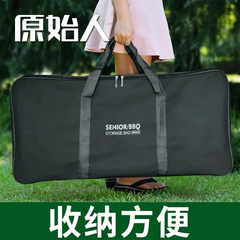 Outdoor Barbecue Supplies Storage Bag, Portable BBQ Grill & Tool Accessories Organizer Bag