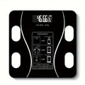 Digital bathroom scale - high-precision and easy to read LCD display screen, battery powered, preferred for fitness enthusiasts.