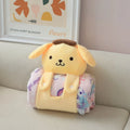 Lovely Kuromi My Melody Nap Blanket Kawaii Japanese Style Portable Travel Blanket Car Blanket Cartoon Nap Blanket Gifts Child