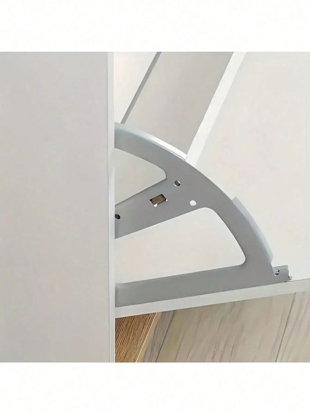 Double-Layer Rotating Shoe Cabinet Hinges - Stainless Steel, Easy Install, Durable Space-Saving, For Entrance Hall Cabinets