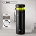 GIANXI 480ML Stainless Steel Cold Insulation Coffee Cup With Lid Household Ceramic Liner Water Bottle Kitchen Thermos Bottle
