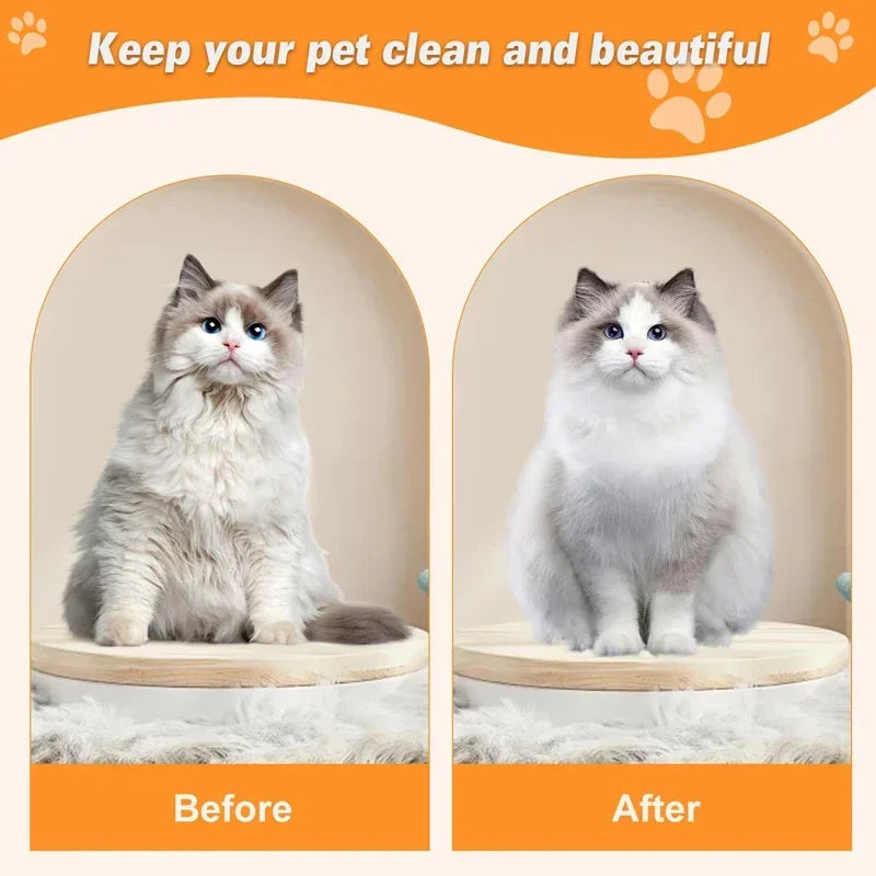 3-in-1 Dog Hair Cat Hair Brush Electric Pet Cleaning Brush Steam Spray Brush Massage Hair Removal Comb Anti Flying Brushes
