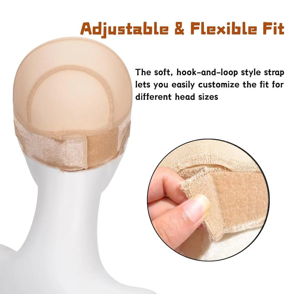 Lace Wig Grip Cap Women: 4x5/13x4 Transparent Swiss Lace Front - Non-slip Adjustable Wig Gripper for Keeping Wigs In Place