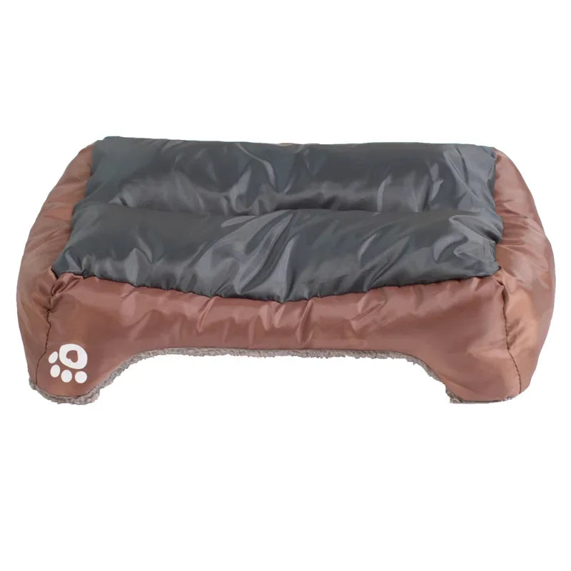 S-3XL 9 Colors Winter Paw Pet Sofa Dog Beds Waterproof Bottom Soft Fleece Warm Cat Bed House dog bed for small and large dogs
