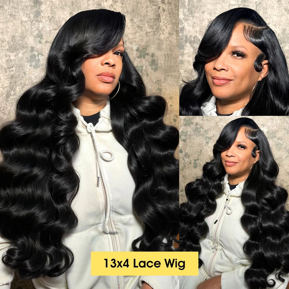 Melodie 13x6 13x4 Lace Frontal Wigs Body Wave Human Hair 28 34 40 Inches Waves Brazilian Human Hair 5x5 Glueless Wig