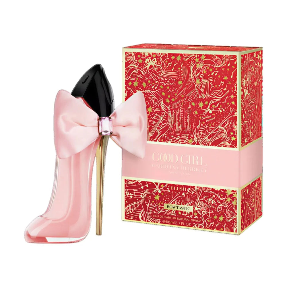 New Caroline Herrera Good Girl Blush EDP 80Ml Bowtastic Limited Edition High Heel Bottle With Pink Bow For Women