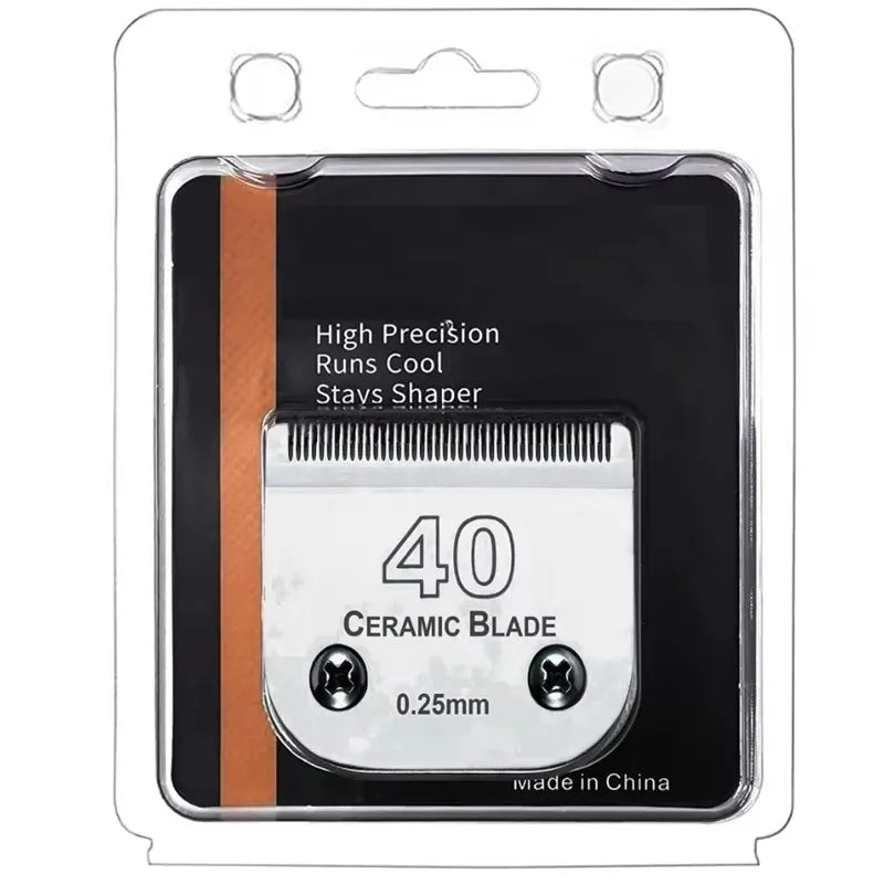 Dog/Animal Detachable Clipper Ceramic Blade For Andis/Oster A5 A6/Wahl KM/Heiniger/Laube/Conair Pro Pet Clippers