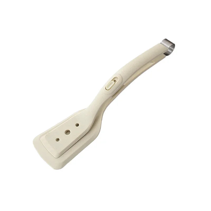 1Pc Egg Flipper Spatula 2 in 1 Grip and Flip Spatula Tongs Silicone Egg Flipper Tool Fish French Toast Tongs Non-Stick Cooking