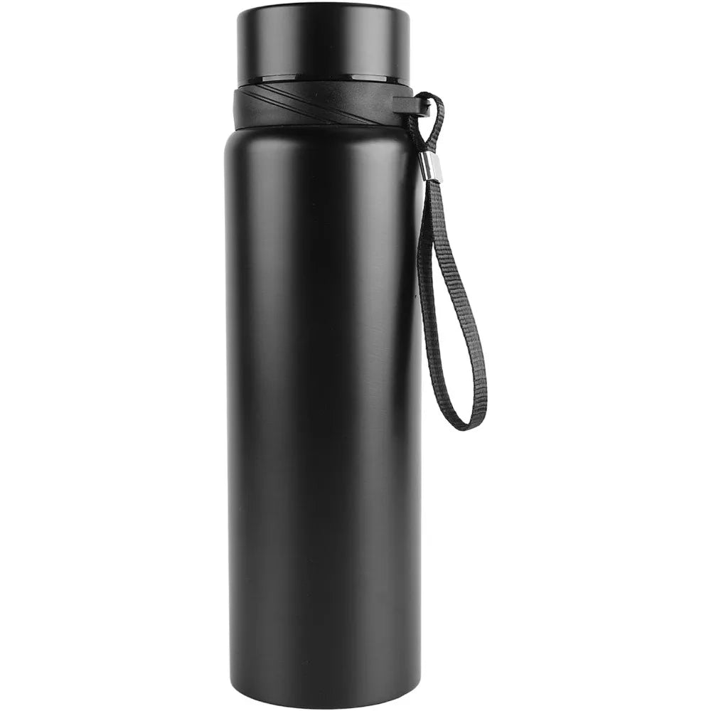 1000ml Stainless Steel Insulated Water Bottle, Keeps Drinks Hot or Cold for Hours with Lid Intelligent Water Cup Drinkware