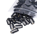 20/50/70/100Pcs Snap Clips Hairpiece Tools Clips 9-Teeth U-Shape  Clip In Hair Extensions Hair Clips For Human Hair Snap Hairpin