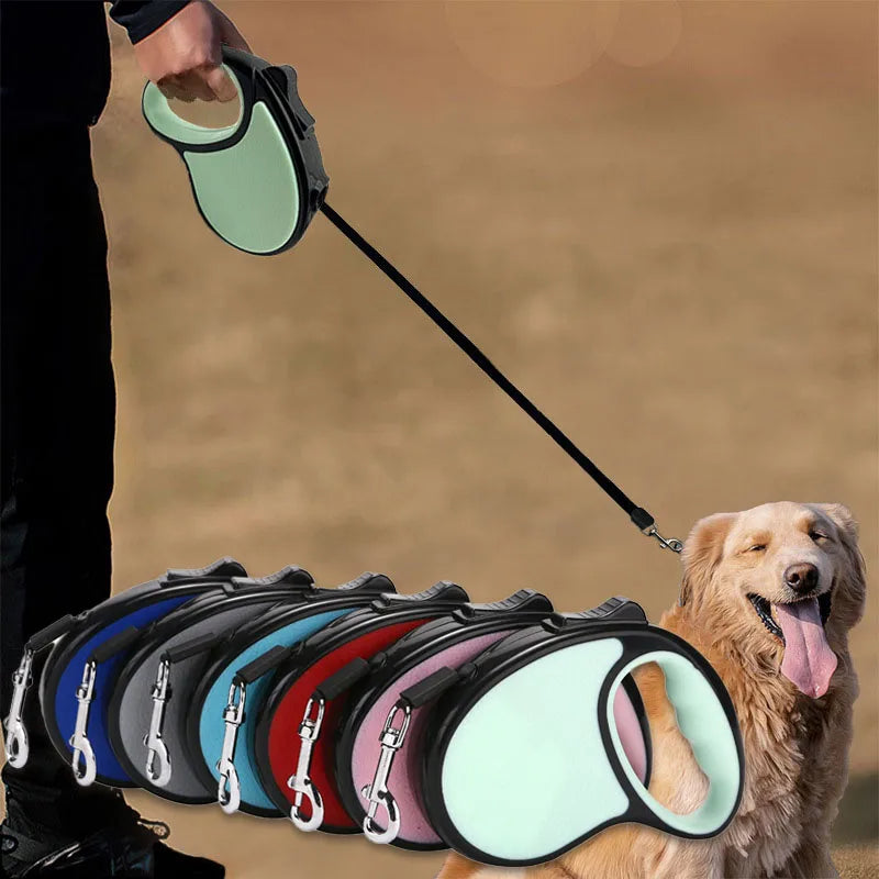 Dog Leash Lead Strong Nylon Puppy Traction Rope Chihuahua Pet Supplies For Small Medium Large Dogs Cats Automatic Retractable