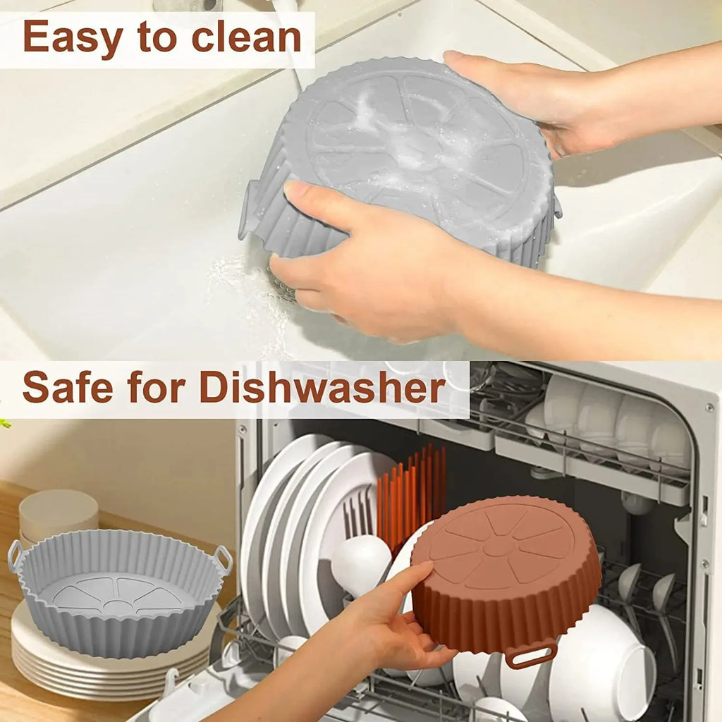 Reusable For Home and Kitchen Silicone Material Kitchens Accessories Air Fryer Paper Oven Airfryer Baking Paper Mat Bakeware Bar