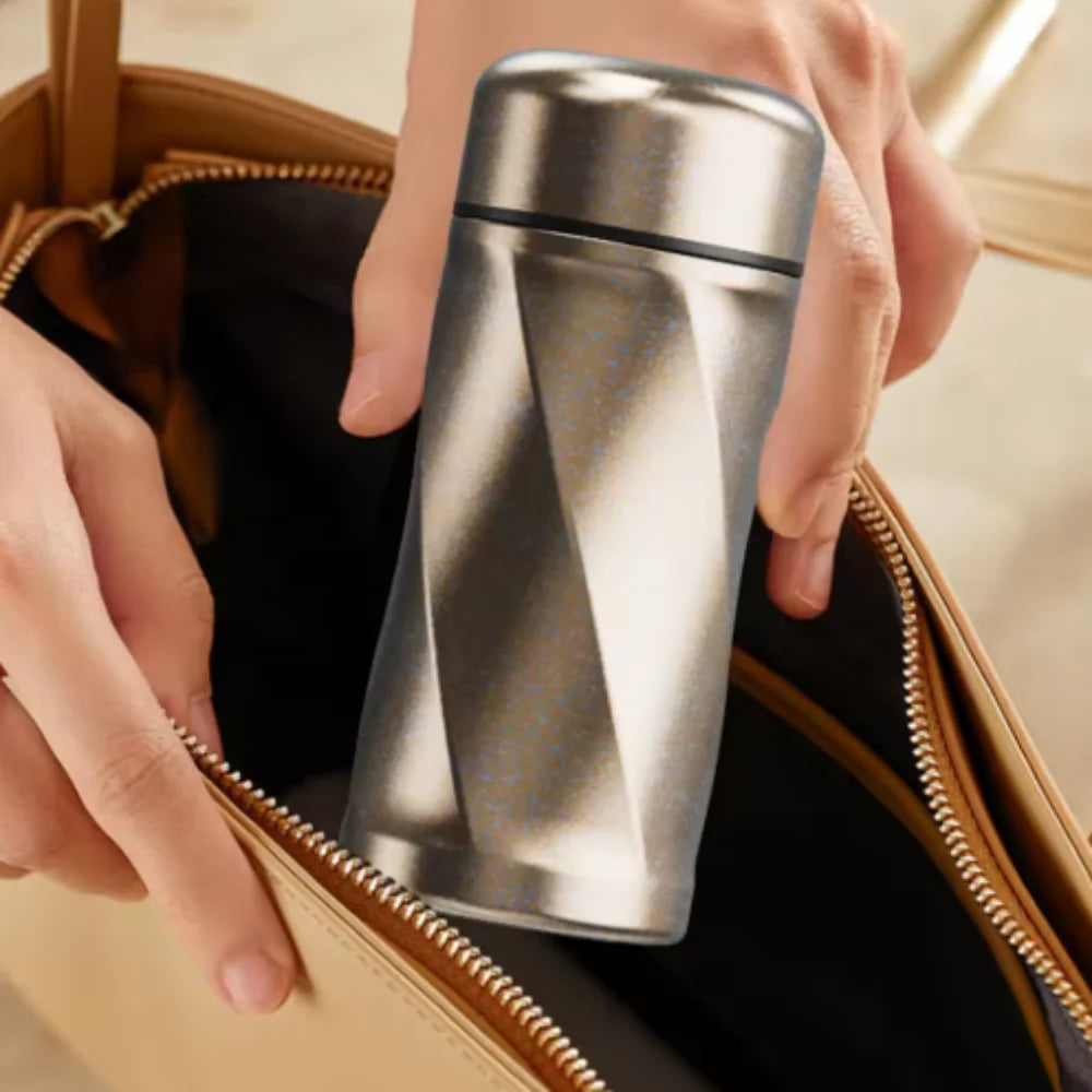 200ML Mini Titanium Thermos Bottle Portable Pure Titanium Vaccum Insulated Bottle Thermal Coffee Mug Travel Cup
