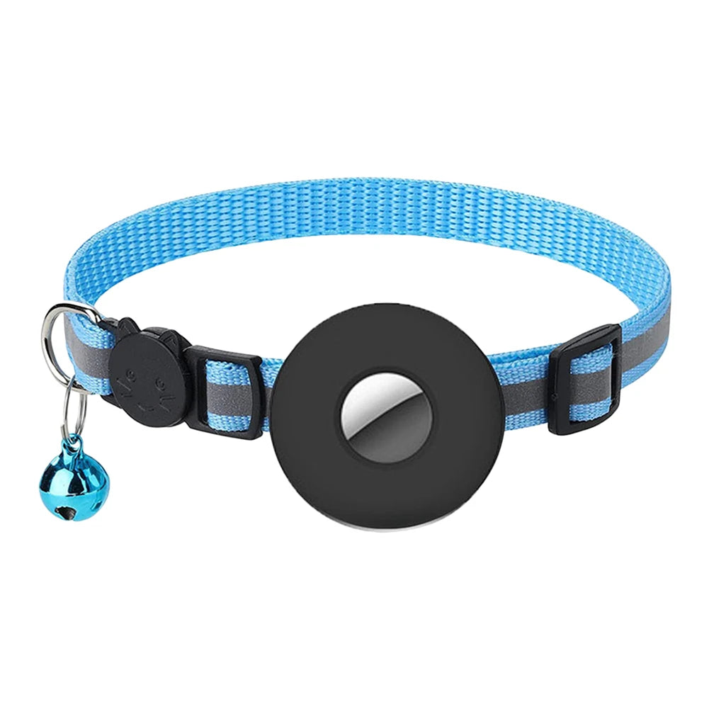 Portable Gps Tracker Lightweight Fashion Locator Collar for Cat Inteligent Cat Tracker Adjustable Size （Not Include Tracker！）