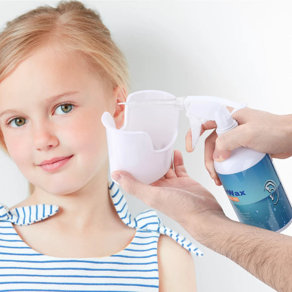 Ear Wax Removal Kit Ear Irrigation Cleaning Plastic Bottle Ear Irrigation Washing Set for Kids Ear Cleaning Care Tool